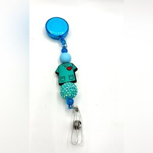 Blue Scrubs Badge Reel